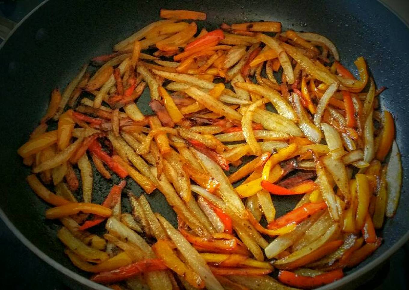 Mexican Stir Fry Fajita Veggies