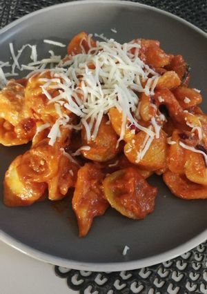 Baconos tészta recept fotója