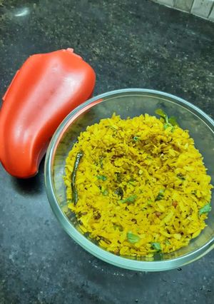 A picture of No Onion-Garlic Poha.