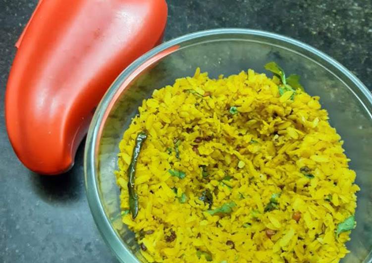 Easy No Onion-Garlic Poha