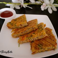 A picture of Bread-Chilla Sandwich.