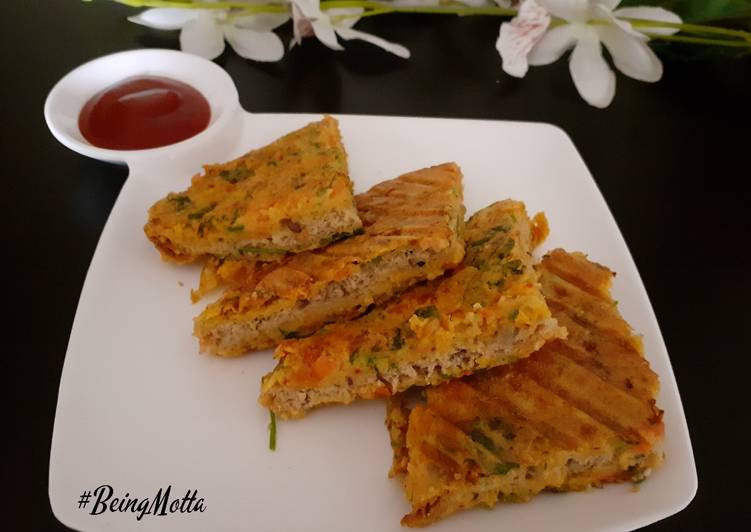 Recipe of Speedy Bread-Chilla Sandwich