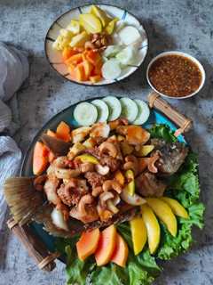 Foto resep Gurami Krispi Bumbu Rujak Manis Kacang Mede
