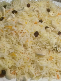 A picture of Afghani pulao.