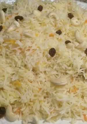 A picture of Afghani pulao.