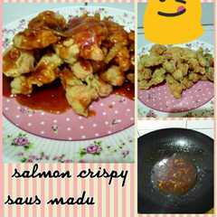 รูปของ Salmon crispy saus madu