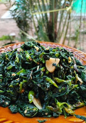 Foto resep Tumis daun singkong