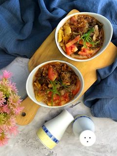Foto resep 495. Soto Betawi Kuah Merah #SemangkukSoto