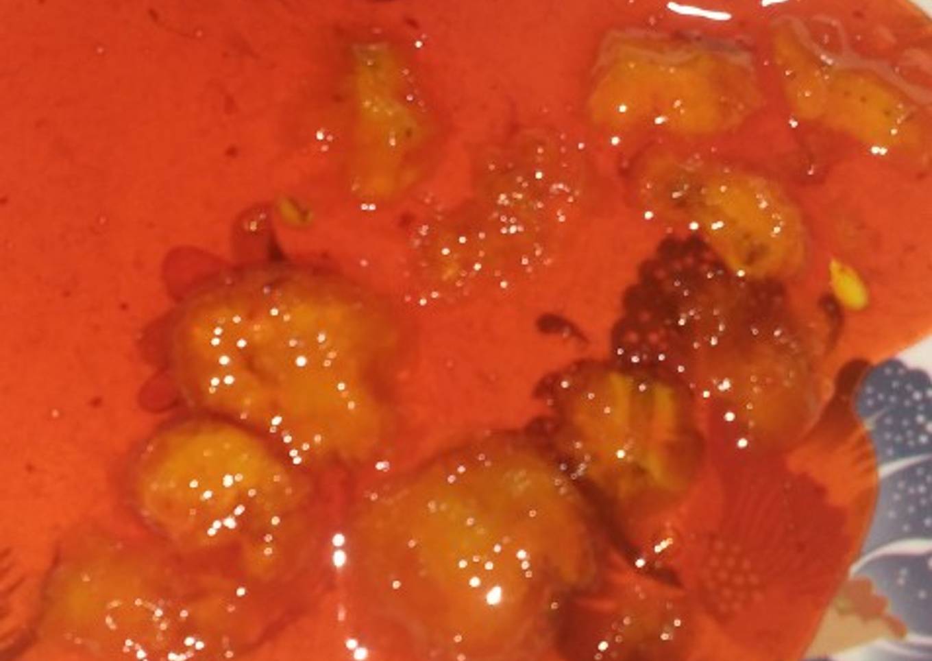 Caramelised banana