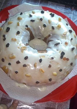 Una foto de Pan dulce marmolado