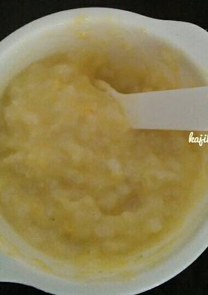 Foto resep Mpasi 8+ bubur nasi, tuna dan jagung manis