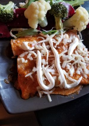Una foto de Enjitomatadas (fácil y deliciosas)
