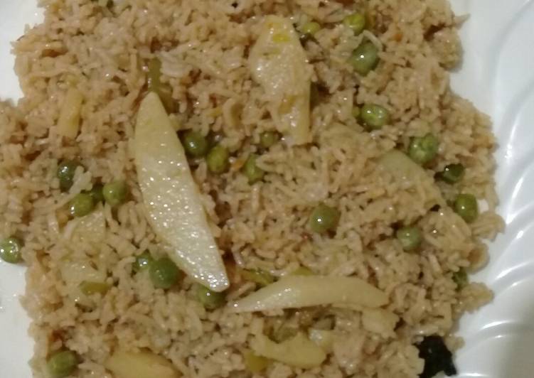 Easiest Way to Make Super Quick Homemade Vegetables rice