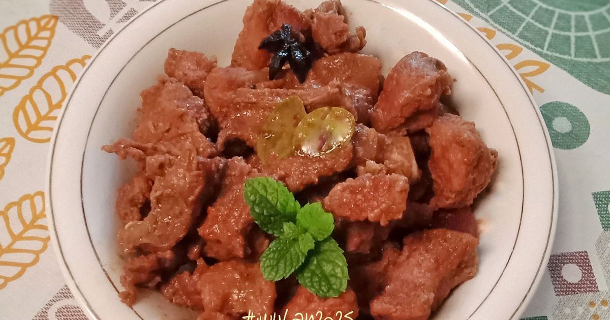 Rendang Daging Sapi Khas Minang