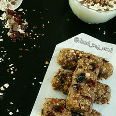 A picture of Protein Rich Energy Bar No Bake.
