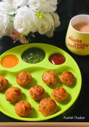 A picture of Poha Appe.