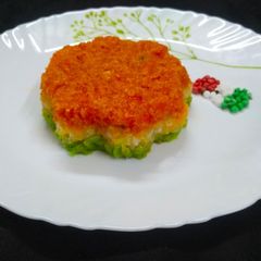 A picture of TriColour Halwa.