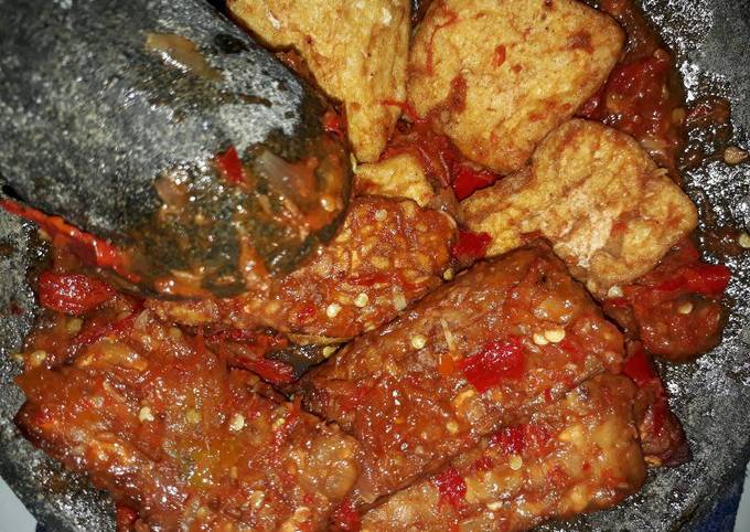 Yuk intip, Bagaimana cara bikin Tempe dan Tahu Penyet  lezat