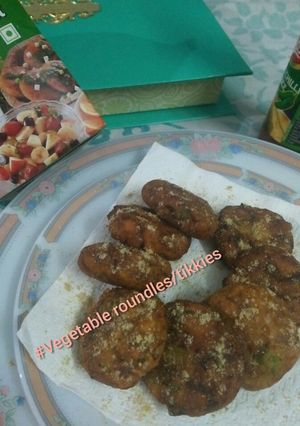 A picture of Vegetable roundles(tikkies).