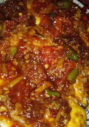 Foto resep Telur ceplok balado