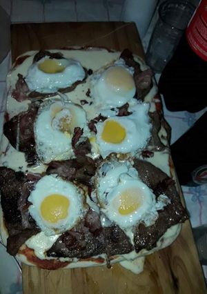 Una foto de Pizza a lo pobre (de Chile versión argentina)