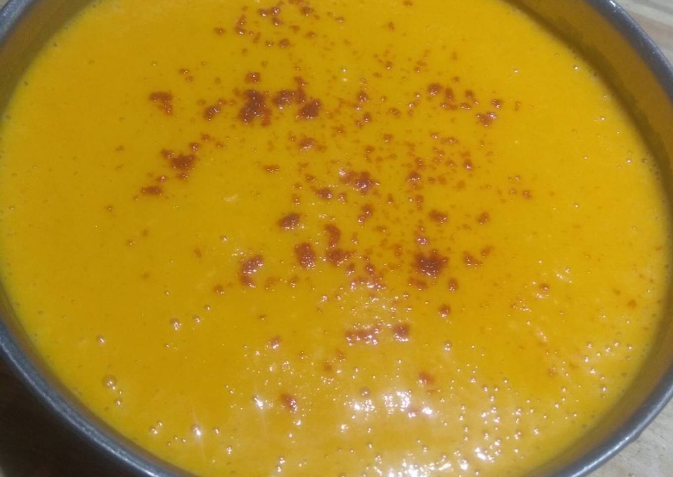 Sopa de calabaza y zanahoria