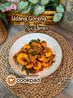 Gambar Udang Goreng Sos Tiram