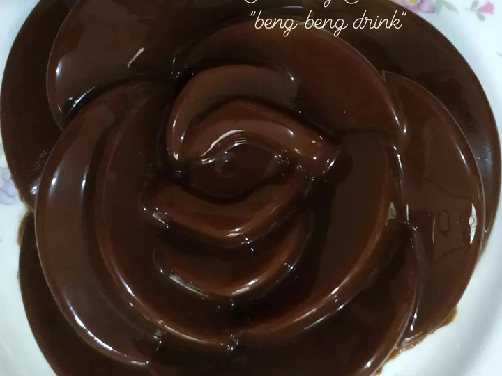 Cara Mudah Menyiapkan Resep Puding Coklat &amp;#34;beng-beng drink&amp;#34; yang Bisa Manjain Lidah Anti Ribet, Uenak Banget