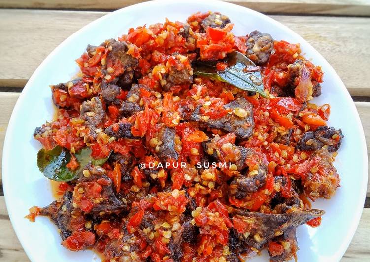 Resep Sambal paru yang Enak