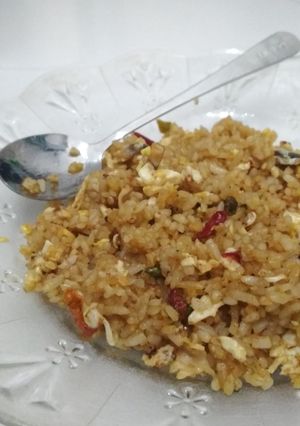 Foto resep Nasi Goreng Ikan Asin simpel