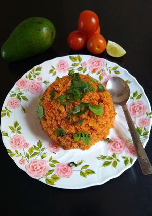 A picture of Mexican Cauliflower Fried Rice.