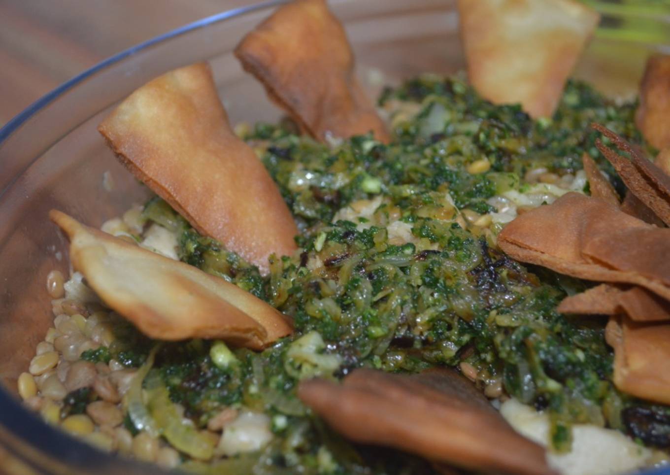 Estofado de lenteja (Hurak bil Usbu)