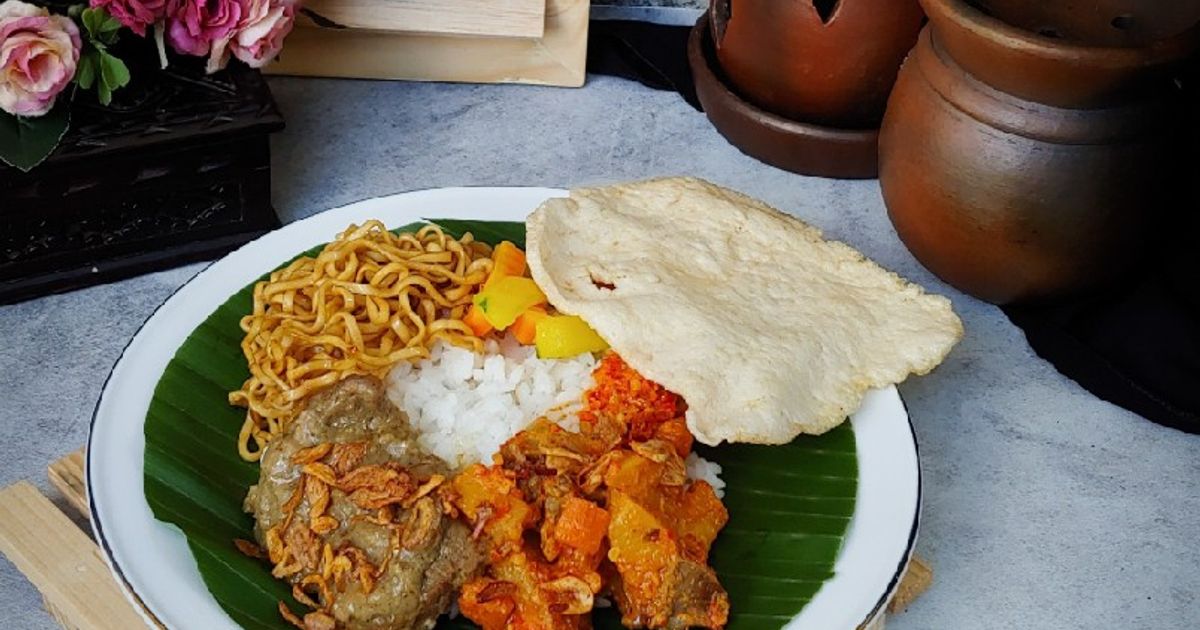 Masi Rames Resep nasi rames daging rumahan enak dan mudah - Cookpad