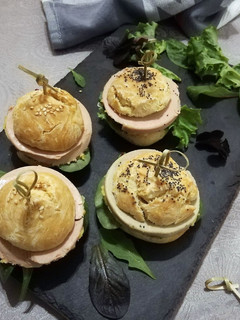 Una foto de Mini hamburguesas de foie