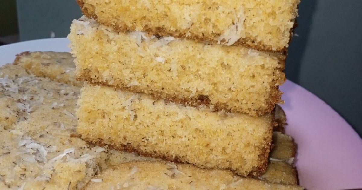 Honey & Semolina Cake | Dairy-free Vegetarian recipe