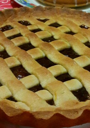 Una foto de Pastafrola de membrillo