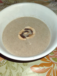 Una foto de Crema de champiñones