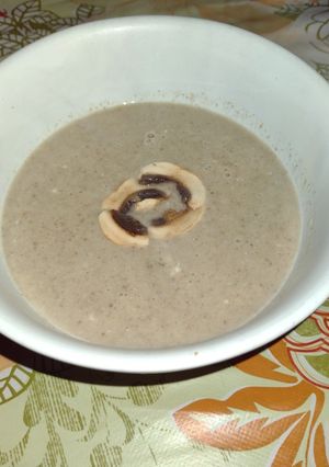 Una foto de Crema de champiñones