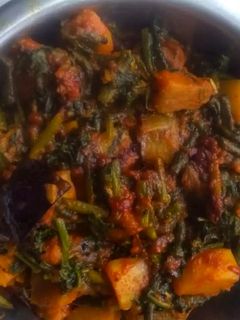 পালং শাকের ঘন্ট(palong shaker ghonto recipe in Bengali) রেসিপির প্রধান ছবি