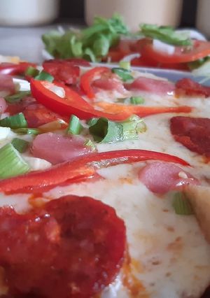 Una foto de 🍕 Masa para PIZZA *Fácil* 🍕