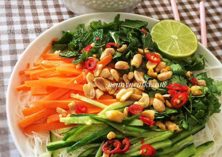 Resep Noodle Salad Vietnam 🇻🇳 Anti Gagal