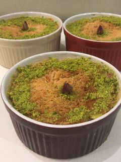 صورة لوصفة كنافه بالقشطه بالكاسات