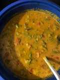 Soppu Saaru (radish leaves rasam)