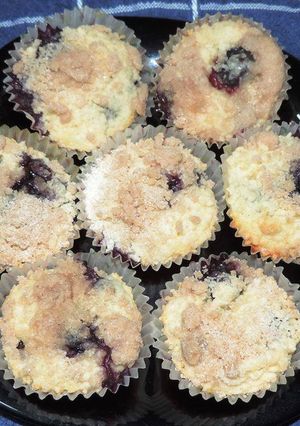 Una foto de Muffins de arándanos