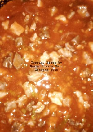 Foto resep (24). Topping Pizza simpel