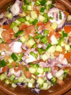 Una foto de Ensalada de pulpo