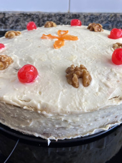 Una foto de Carrot cake