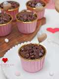 Brownies Muffin Chocolate / Infused Cupcakes Edisi Valentine