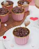 Brownies Muffin Chocolate / Infused Cupcakes Edisi Valentine