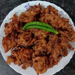 Kanda bhajia A picture of Kanda bhajia.
